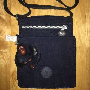 Small Kipling Crossbody Bag-Navy